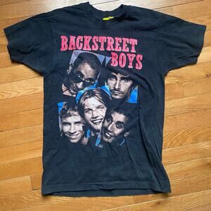 Size M//Vintage 90s Backstreet Boys BSB Single Stitch Tshirt